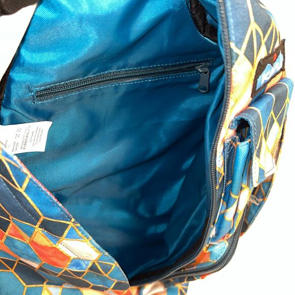Kavu Rope Sling Backpack Bag Stained Glass Print Multi Pocket main image 10